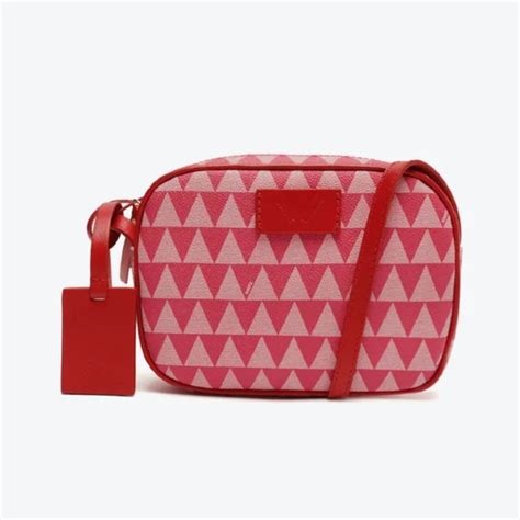 bolsa schutz triangle rosa